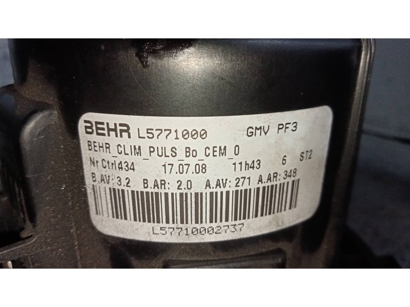 Recambio de motor calefaccion para citroen c5 berlina exclusive referencia OEM IAM L5771000  