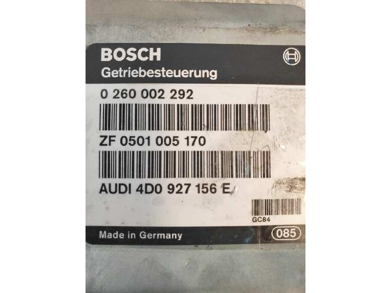 Recambio de centralita cambio automatico para audi a8 (d2) 4.2 quattro referencia OEM IAM 0260002292 4D0927156E 0501005170
