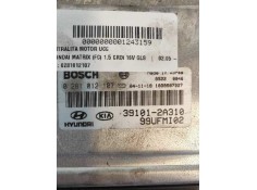 Recambio de centralita motor uce para hyundai matrix (fc) 1.5 crdi 16v gls referencia OEM IAM 0281012107 391012A310 99UFMI02 2
