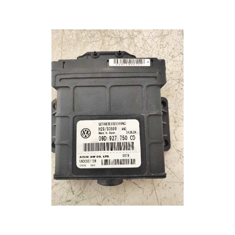 Recambio de centralita cambio automatico para porsche cayenne (typ 9pa) básico referencia OEM IAM 09D927750CD S0599 