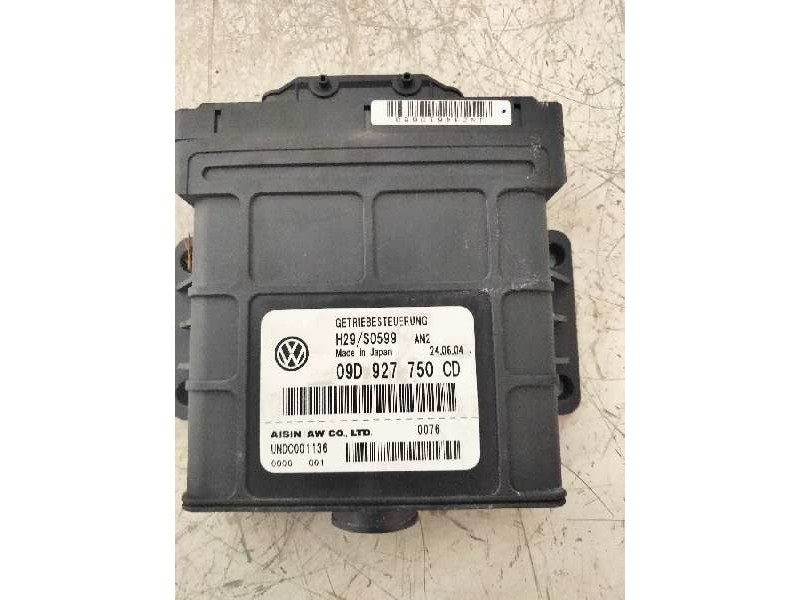 Recambio de centralita cambio automatico para porsche cayenne (typ 9pa) básico referencia OEM IAM 09D927750CD S0599 
