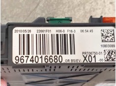 Recambio de caja reles / fusibles para citroen ds3 base referencia OEM IAM 22661F01 9674016680 X0100 2