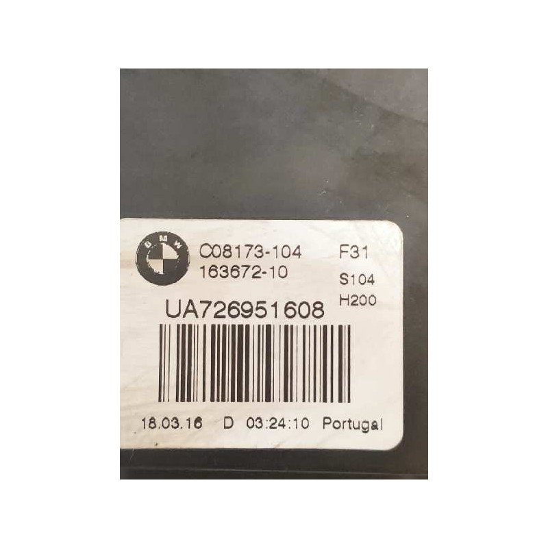 Recambio de motor cierre centralizado porton para bmw serie 4 gran coupe (f36) 2.0 16v turbodiesel referencia OEM IAM 16367210 C