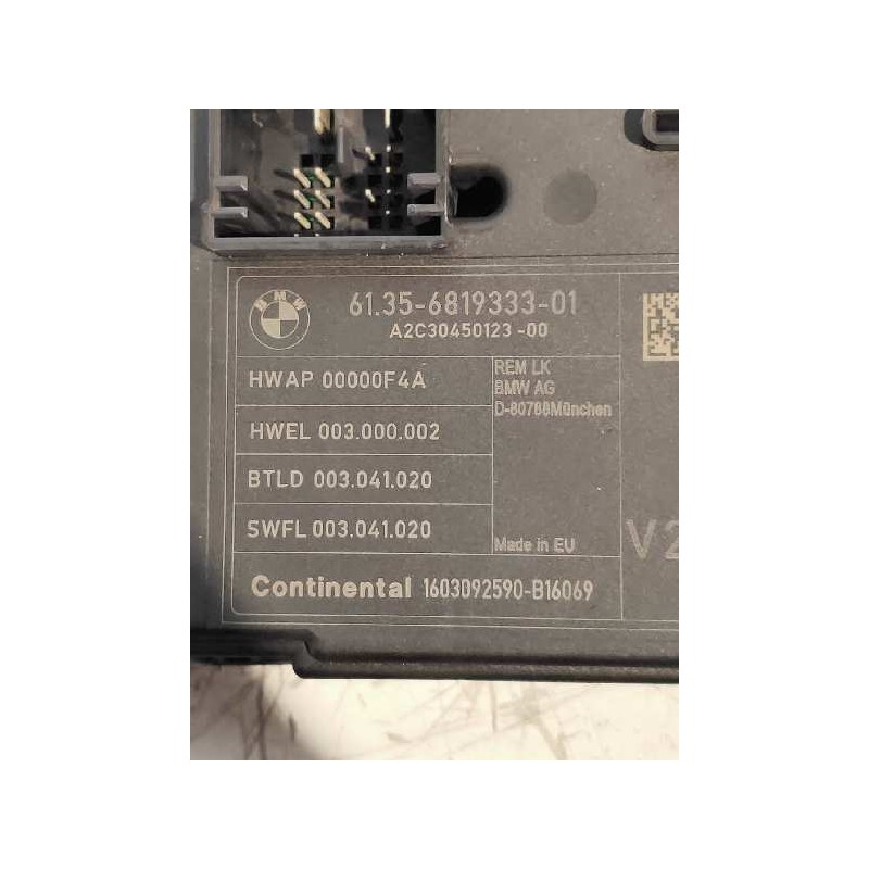 Recambio de caja reles / fusibles para bmw serie 4 gran coupe (f36) 2.0 16v turbodiesel referencia OEM IAM A2C3045012300 6135681