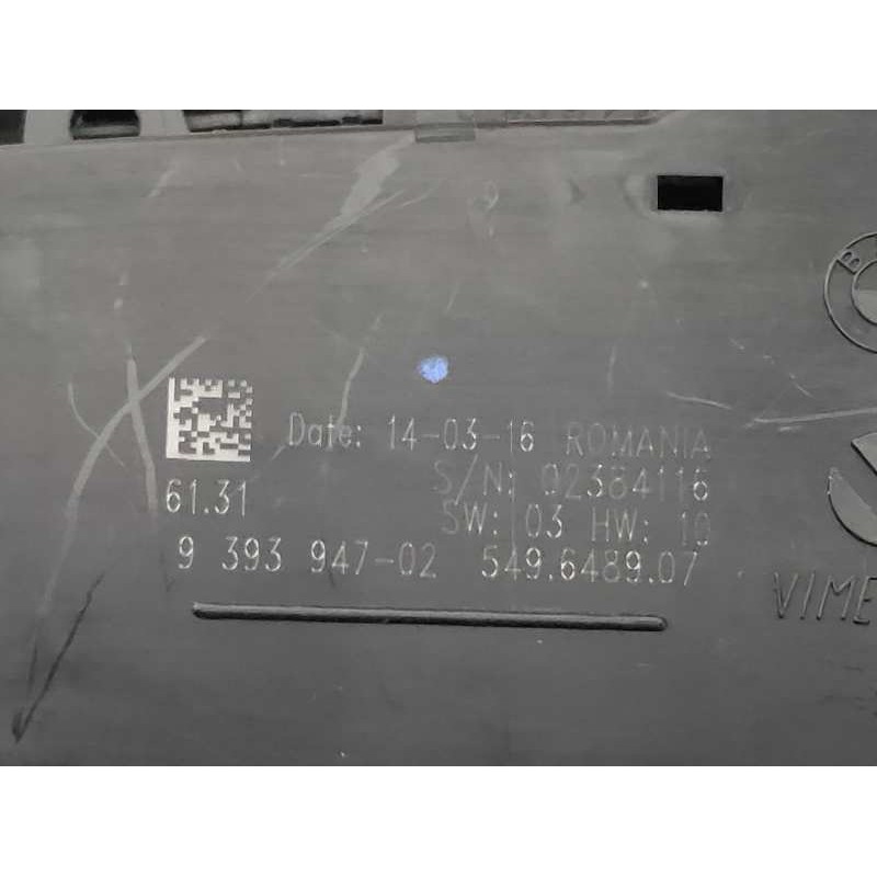 Recambio de mando luces para bmw serie 4 gran coupe (f36) 2.0 16v turbodiesel referencia OEM IAM 939394702 549648907 TBABEM026