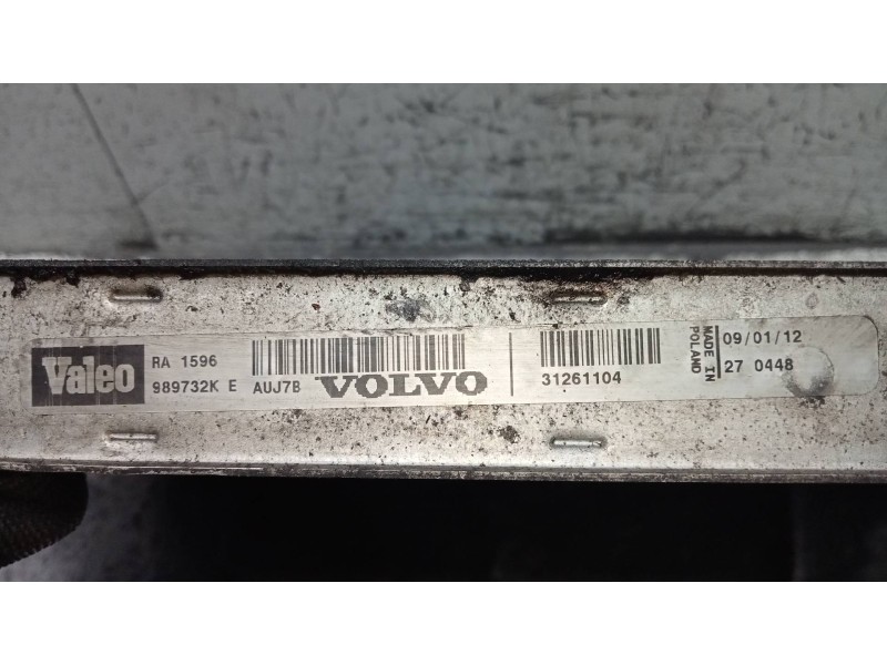 Recambio de radiador agua para volvo v60 kombi kinetic referencia OEM IAM 31261104  