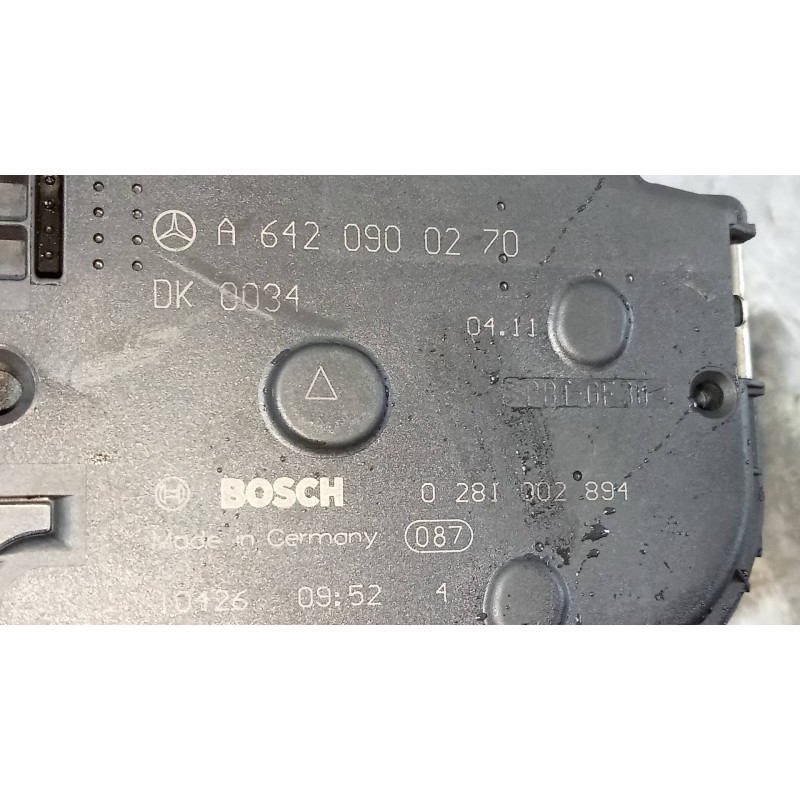 Recambio de caja mariposa para mercedes clase e (w212) lim. e 300 cdi blueefficiency (212.025) referencia OEM IAM 0281002894 A64