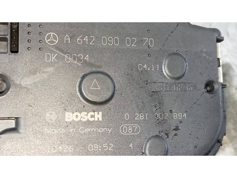 Recambio de caja mariposa para mercedes clase e (w212) lim. e 300 cdi blueefficiency (212.025) referencia OEM IAM 0281002894 A64