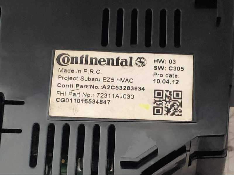 Recambio de mando calefaccion / aire acondicionado para subaru legacy lim. b14 limited referencia OEM IAM A2C53283934 72311AJ030