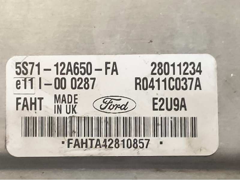 Recambio de centralita motor uce para ford mondeo berlina (ge) ambiente (06.2003) (d) referencia OEM IAM R0411C037A 5S7112A650FA