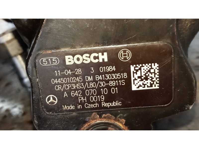 Recambio de bomba inyeccion para mercedes clase e (w212) lim. e 300 cdi blueefficiency (212.025) referencia OEM IAM 0445010245 A