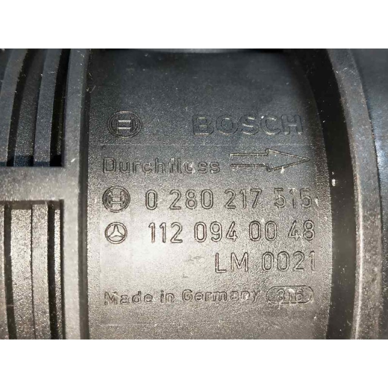 Recambio de caudalimetro para mercedes clase e (w210) berlina 3.2 v6 18v cat referencia OEM IAM 0280217515 1120940048 BOSCH