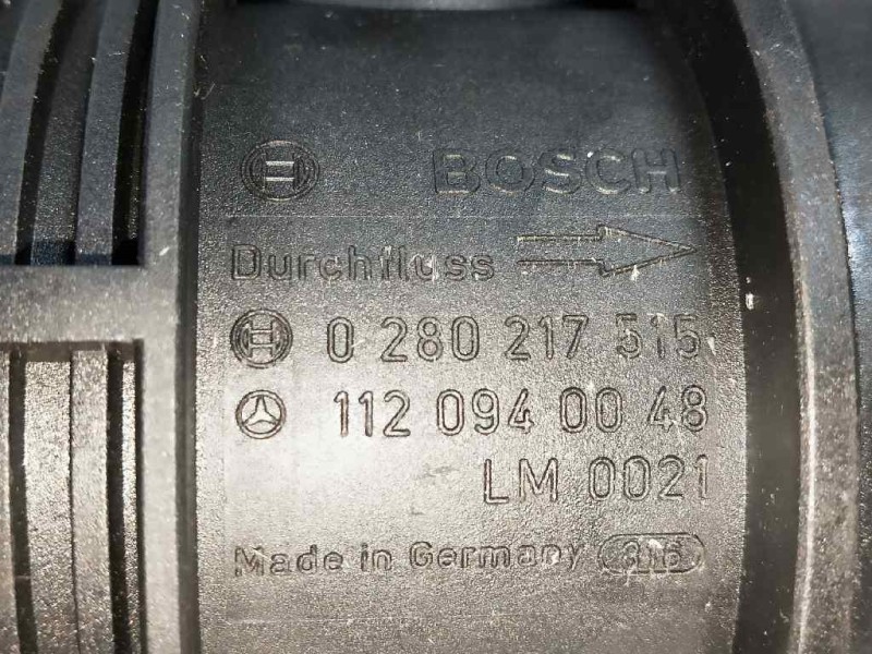 Recambio de caudalimetro para mercedes clase e (w210) berlina 3.2 v6 18v cat referencia OEM IAM 0280217515 1120940048 BOSCH