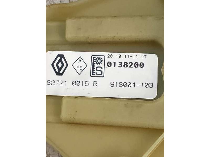 Recambio de elevalunas trasero izquierdo para renault fluence z.e. dynamique referencia OEM IAM 827310012R 918493100 