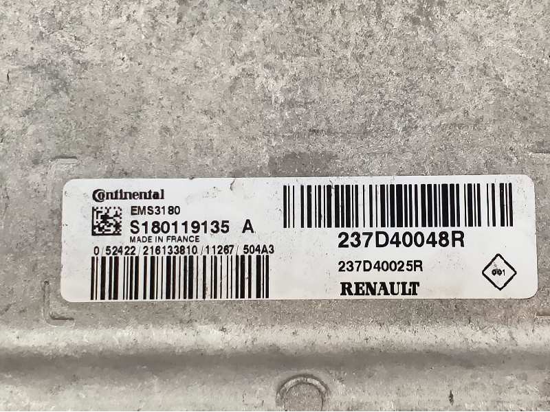 Recambio de centralita motor uce para renault fluence z.e. dynamique referencia OEM IAM S180119135A 237D40048R 