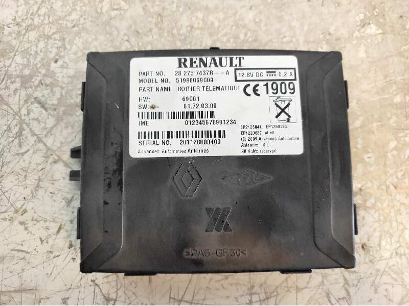 Recambio de modulo electronico para renault fluence z.e. dynamique referencia OEM IAM 282757437R 51986069C09 
