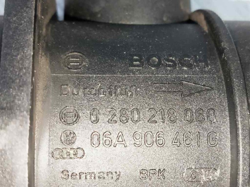 Recambio de caudalimetro para seat toledo (1m2) 1.8 20v referencia OEM IAM 0280218060 06A906460G BOSCH