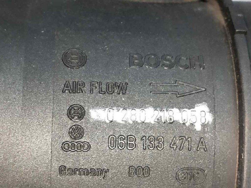 Recambio de caudalimetro para audi a4 berlina (8e) 2.0 20v cat (alt) referencia OEM IAM 0280218058 06B133471A BOSCH