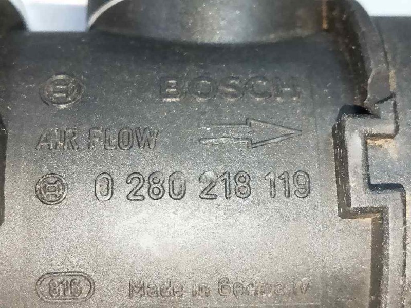Recambio de caudalimetro para opel corsa c 1.2 16v cat (z 12 xe / lw4) referencia OEM IAM 0280218119 BOSCH 