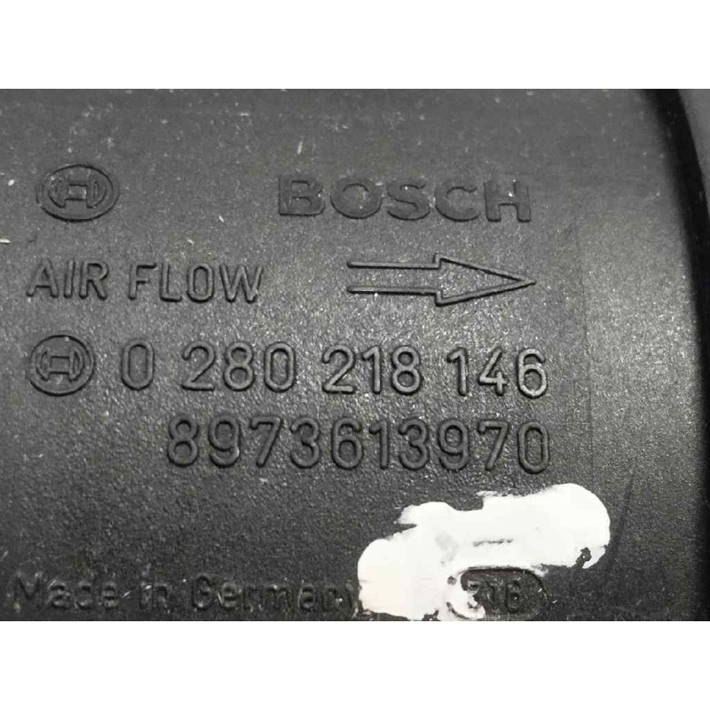 Recambio de caudalimetro para renault vel satis (bj0) 3.0 dci diesel (p9x) referencia OEM IAM 0280218146 8973613970 BOSCH Recambio de caudalimetro para renault vel satis (bj0) 3.0 dci diesel (p9x) referencia OEM IAM 0280218146 8973613970 BOSCH