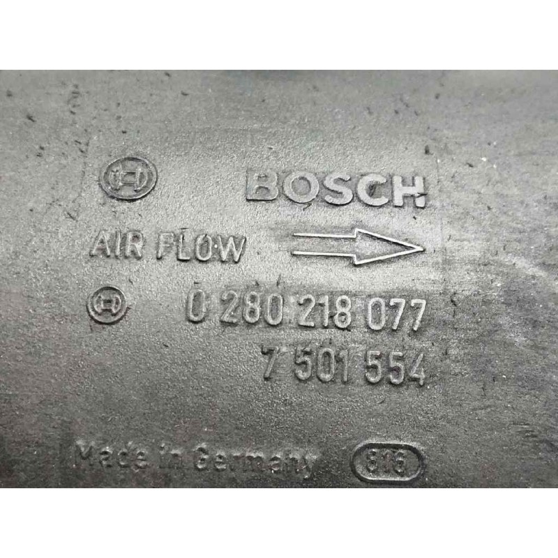 Recambio de caudalimetro para bmw serie 7 (e65/e66) 3.6 v8 32v cat referencia OEM IAM 0280218077 7501554 BOSCH Recambio de caudalimetro para bmw serie 7 (e65/e66) 3.6 v8 32v cat referencia OEM IAM 0280218077 7501554 BOSCH