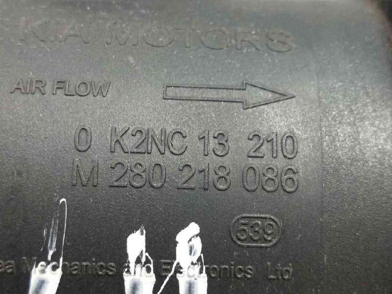 Recambio de caudalimetro para kia shuma ii 1.6 cat referencia OEM IAM M280218086 0280218086 0K2NC13210 BOSCH