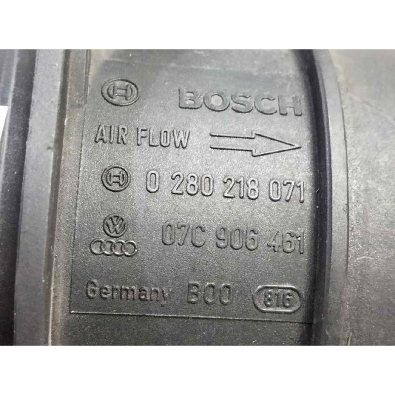 Recambio de caudalimetro para volkswagen phaeton (3d2/3d8) 6.0 w12 48v cat (ban) referencia OEM IAM 0280218071 07C906461 BOSCH