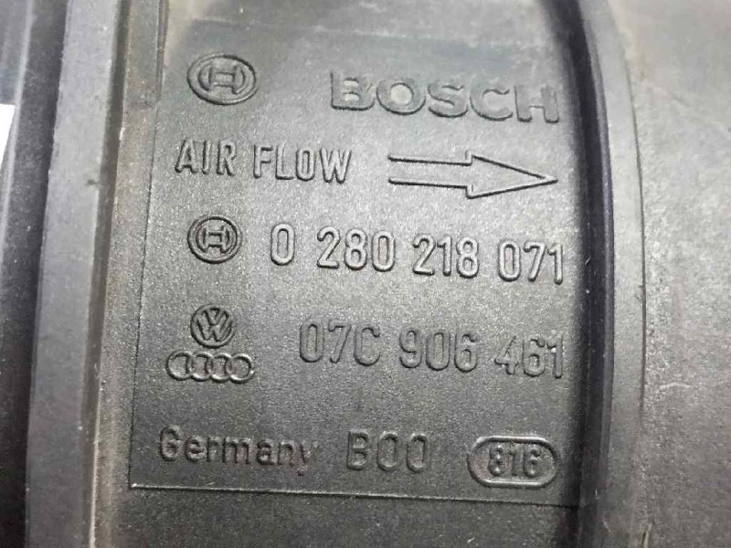 Recambio de caudalimetro para volkswagen phaeton (3d2/3d8) 6.0 w12 48v cat (ban) referencia OEM IAM 0280218071 07C906461 BOSCH