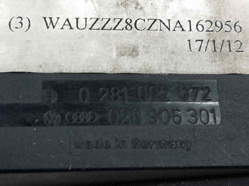 Recambio de caudalimetro para audi 80 avant 1.9 tdi referencia OEM IAM 0281002072 028906301 BOSCH