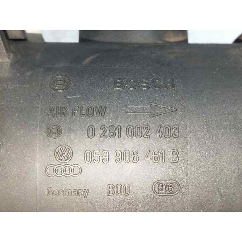Recambio de caudalimetro para audi a4 berlina (b5) 2.5 v6 24v tdi referencia OEM IAM 0281002403 059906461B BOSCH