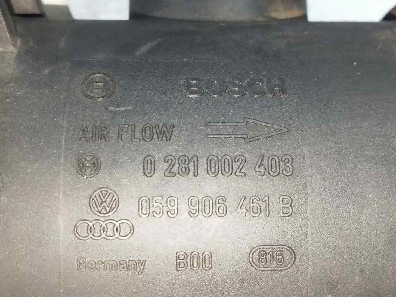 Recambio de caudalimetro para audi a4 berlina (b5) 2.5 v6 24v tdi referencia OEM IAM 0281002403 059906461B BOSCH