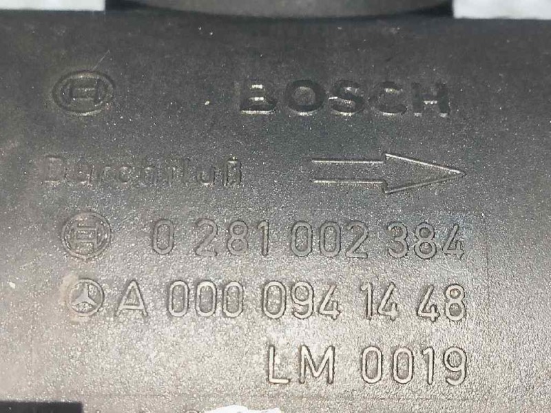 Recambio de caudalimetro para mercedes clase c (w202) familiar 200 t cdi (202.194) referencia OEM IAM 0281002384 A0000941448 BOS