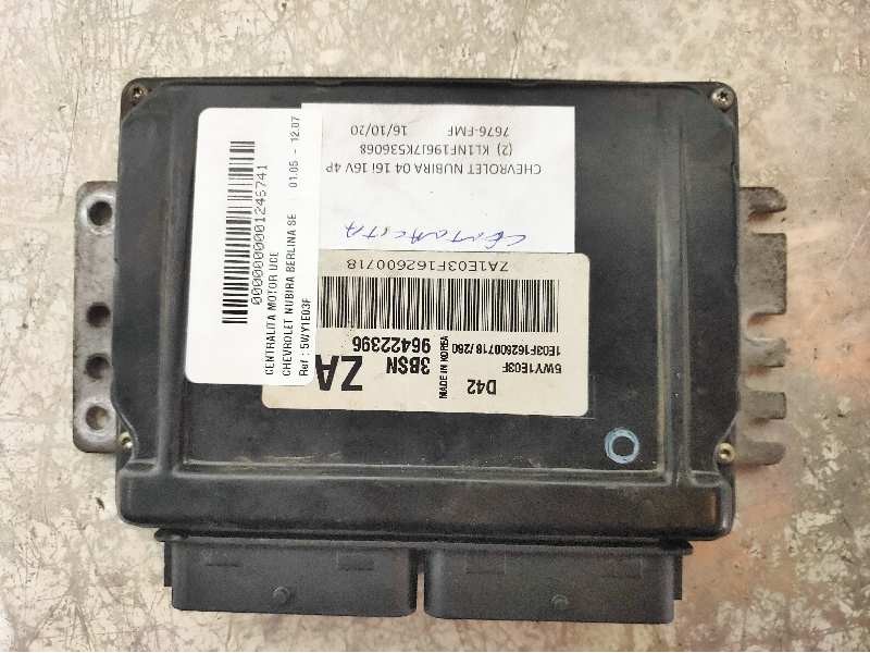 Recambio de centralita motor uce para chevrolet nubira berlina se referencia OEM IAM 5WY1E03F 3BSN 96422396 1E03F162600718 1E03F