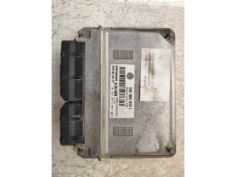 Recambio de centralita motor uce para volkswagen polo (9n1) conceptline referencia OEM IAM 5WP4019407 03E906033L 