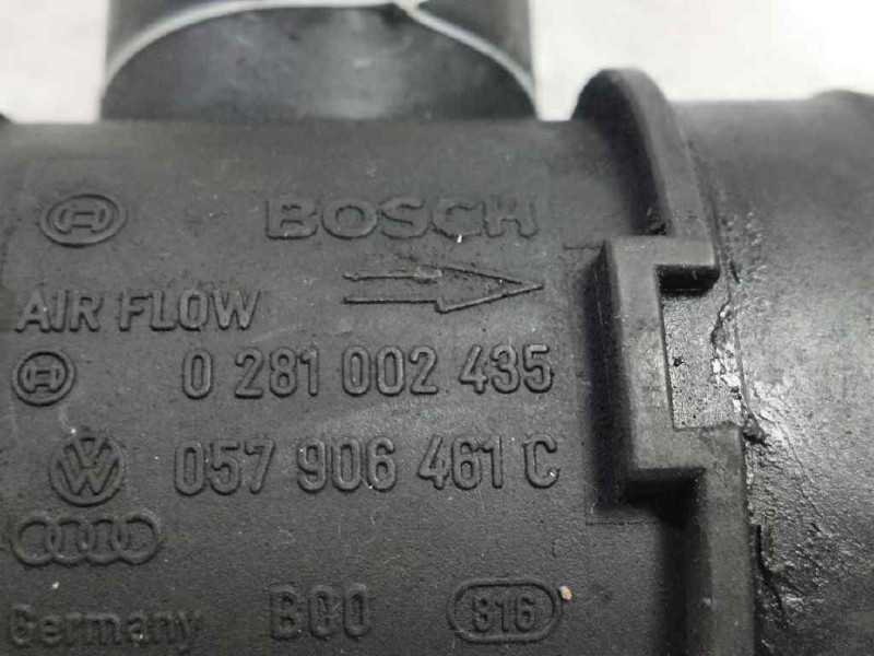 Recambio de caudalimetro para audi a8 (d2) 3.3 v8 32v tdi biturbo cat (akf) referencia OEM IAM 0281002435 057906461C BOSCH