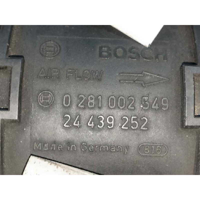 Recambio de caudalimetro para opel combo (corsa c) 1.3 16v cdti cat (z 13 dt / ln9) referencia OEM IAM 0281002549 24439252 BOSCH