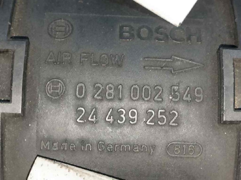 Recambio de caudalimetro para opel combo (corsa c) 1.3 16v cdti cat (z 13 dt / ln9) referencia OEM IAM 0281002549 24439252 BOSCH