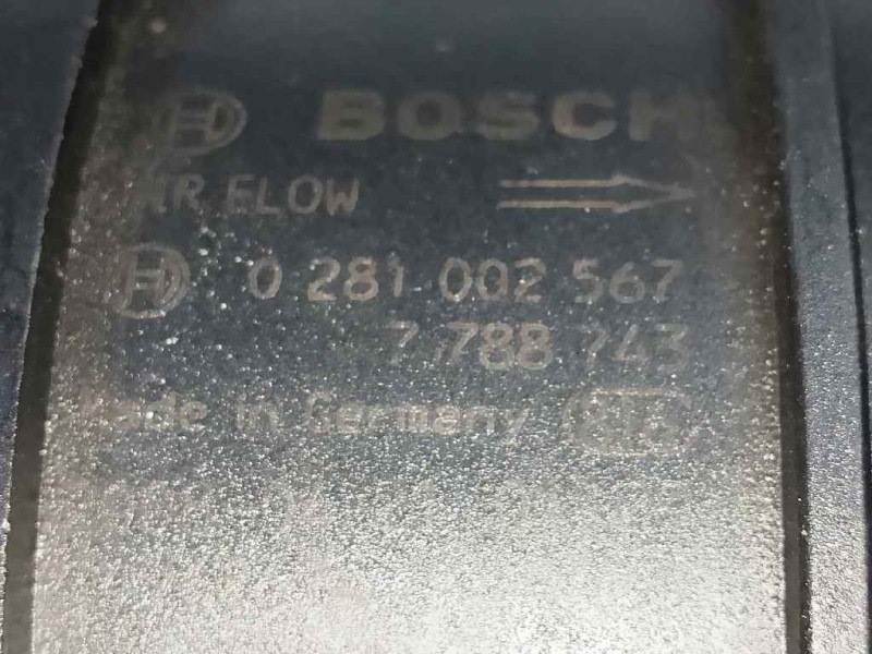 Recambio de caudalimetro para bmw serie 1 berlina (e81/e87) 2.0 turbodiesel cat referencia OEM IAM 0281002567 7788743 BOSCH