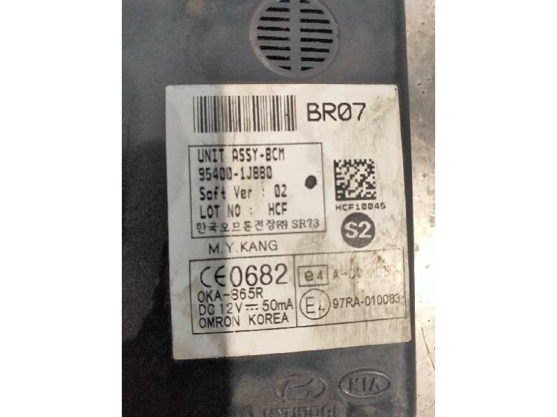 Recambio de modulo electronico para hyundai i20 style s referencia OEM IAM 954001JB80 BR07 