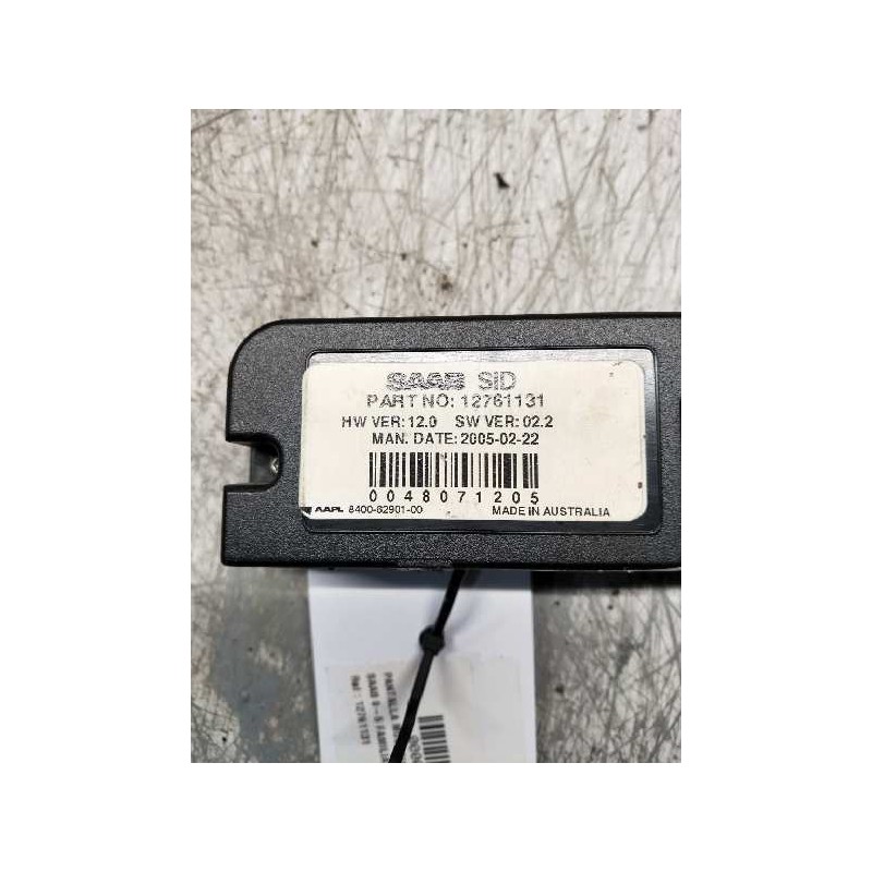 Recambio de pantalla multifuncion para saab 9-5 familiar 3.0 v6 tid cat referencia OEM IAM 12761131  