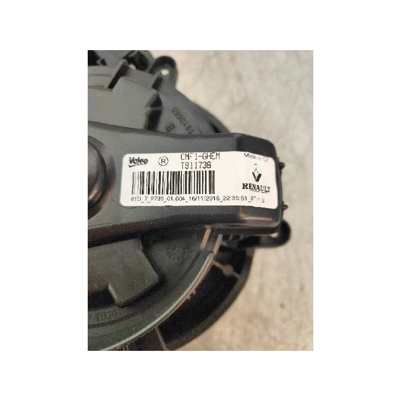 Recambio de motor calefaccion para renault espace v 1.6 dci diesel fap energy referencia OEM IAM T911738  VALEO