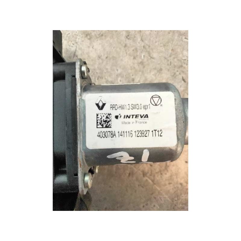 Recambio de elevalunas delantero izquierdo para renault espace v 1.6 dci diesel fap energy referencia OEM IAM 403078A 14116 4301