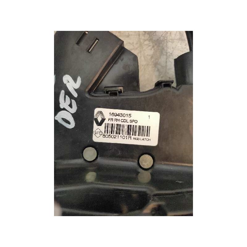 Recambio de motor cierre centralizado delantero derecho para renault espace v 1.6 dci diesel fap energy referencia OEM IAM 16943