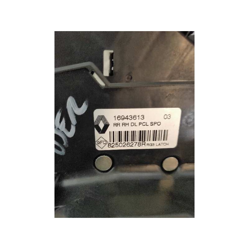 Recambio de motor cierre centralizado trasero derecho para renault espace v 1.6 dci diesel fap energy referencia OEM IAM 1643613