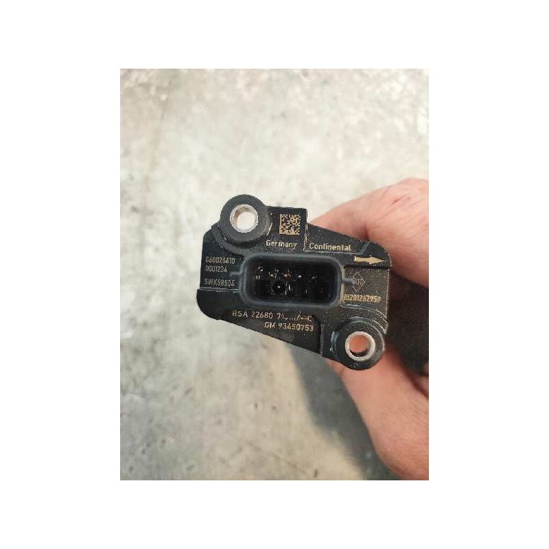 Recambio de caudalimetro para renault espace v 1.6 dci diesel fap energy referencia OEM IAM 5WK998504 226807131R CONTINENTAL