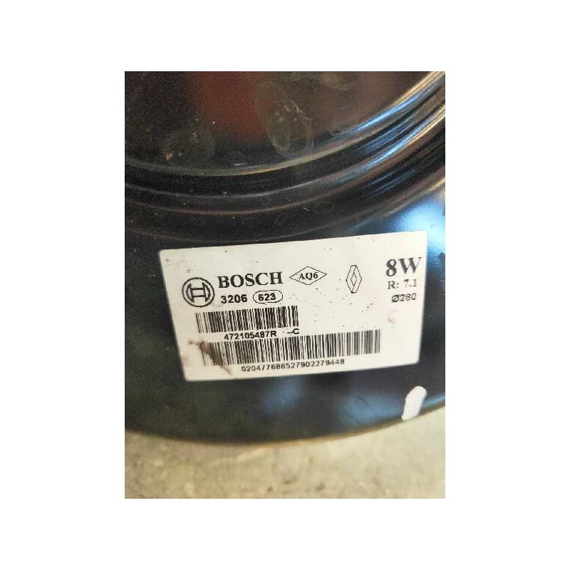 Recambio de servofreno para renault espace v 1.6 dci diesel fap energy referencia OEM IAM 3206623 472105487R BOSCH