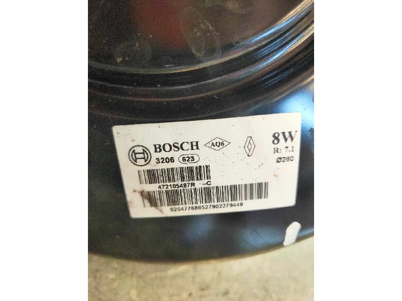 Recambio de servofreno para renault espace v 1.6 dci diesel fap energy referencia OEM IAM 3206623 472105487R BOSCH