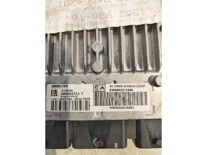 Recambio de centralita motor uce para peugeot 307 break/sw (s2) sw xsi referencia OEM IAM 5WS40277JT SW9662272980 HW9655534080 S