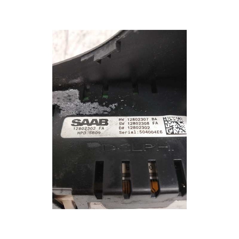 Recambio de pantalla multifuncion para saab 9-3 berlina 1.9 tid linear sport referencia OEM IAM 12802302  