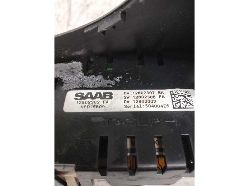 Recambio de pantalla multifuncion para saab 9-3 berlina 1.9 tid linear sport referencia OEM IAM 12802302  
